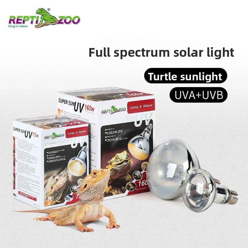 Calcium Powder Reptile - Reptizoo Reptiel Zonnelamp-UVA+UVB Volledig spectrum zonnelicht