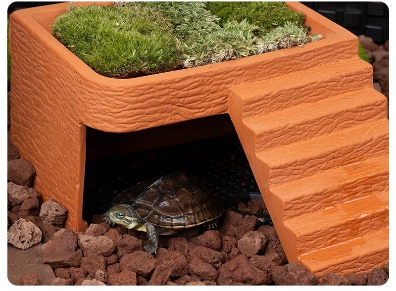 Aquarium Schildpad Zonnebadpla - Hide Cave Ceramic recensie en prijs