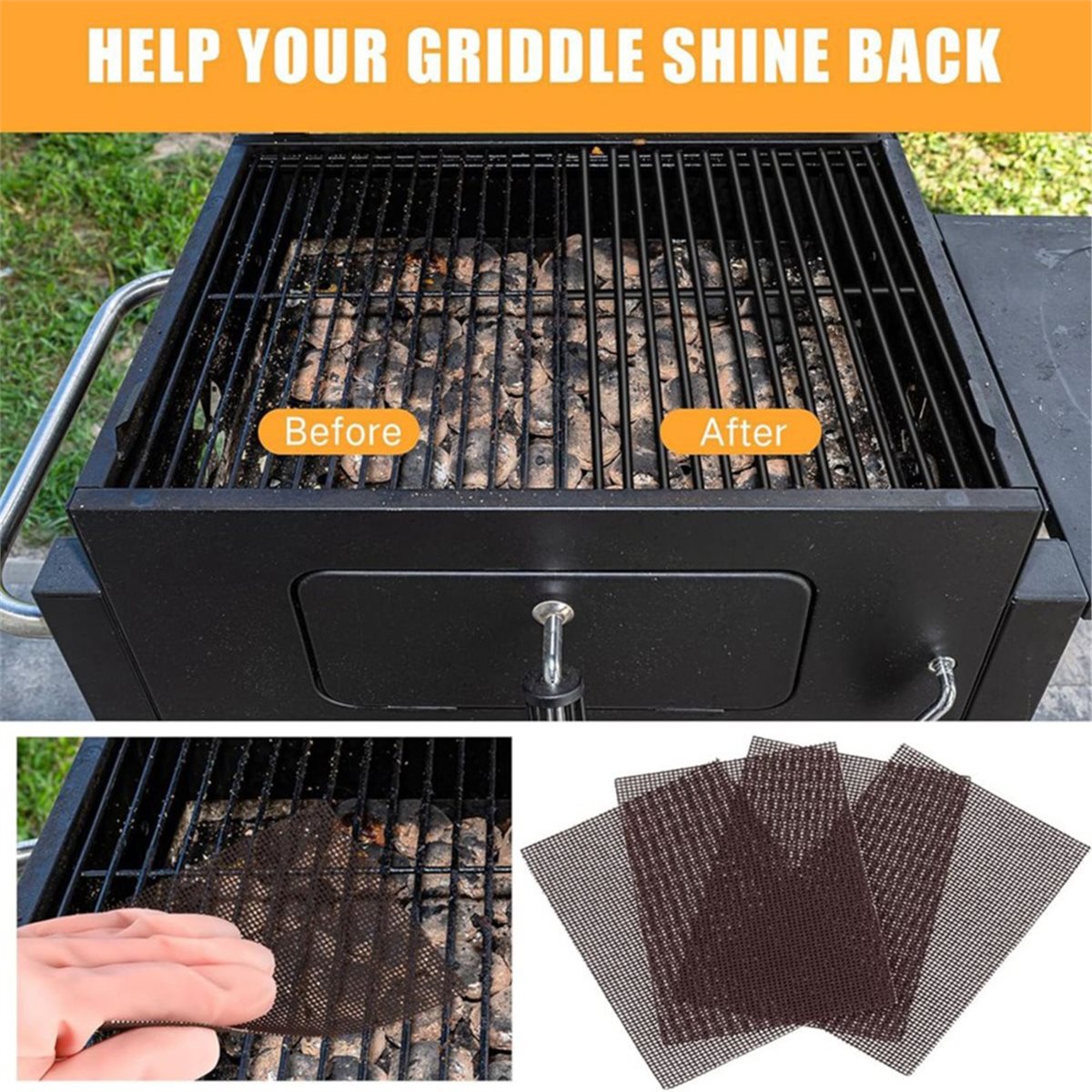 100 stuks grillreinigingsscher - Screen Top Mesh recensie en prijs